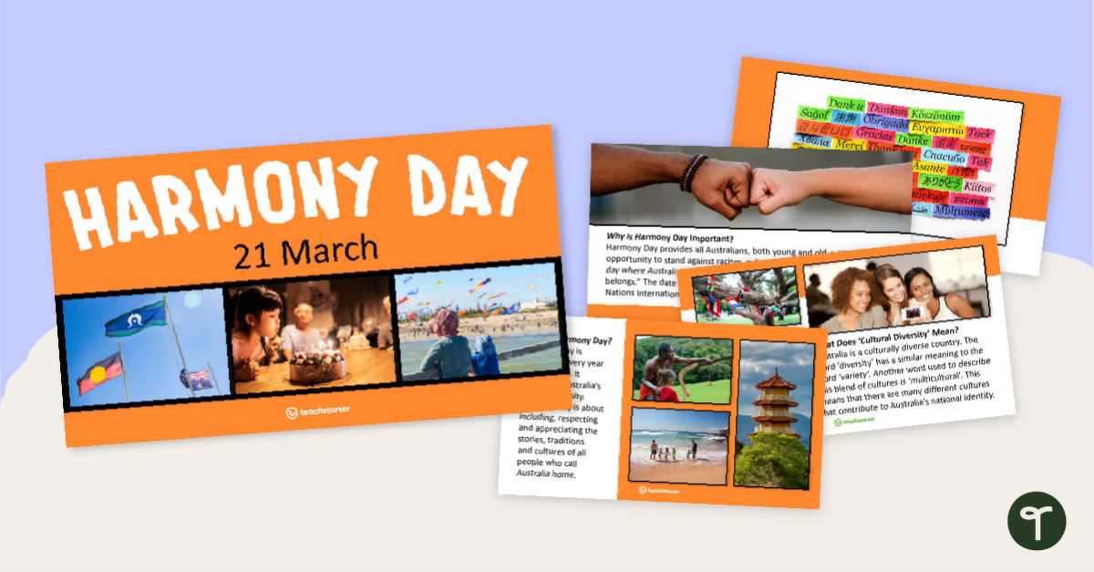 Harmony Day Assembly PowerPoint teaching resource