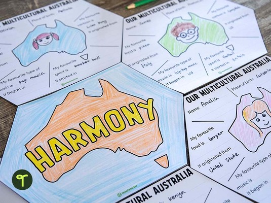 Our Multicultural Australia – Harmony Day Display teaching resource