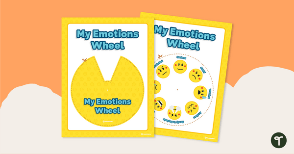 Preview image for My Emotions Wheel - teaching resource