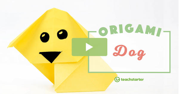 Image of How to Make an Origami Dog Video