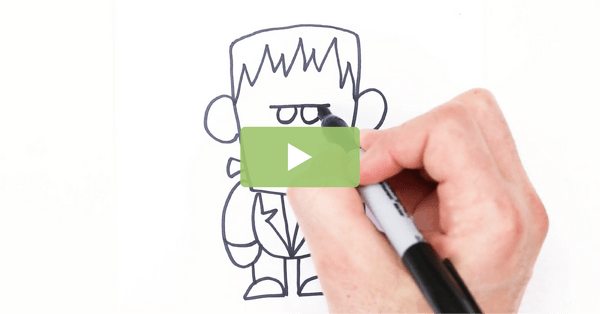 Go to How to Draw a Frankenstein – Directed Drawing Video for Kids video