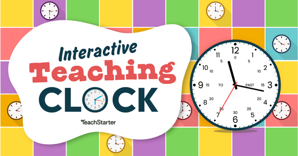 Go to Interactive Clock for Teaching Time (Analogue and Digital) widget