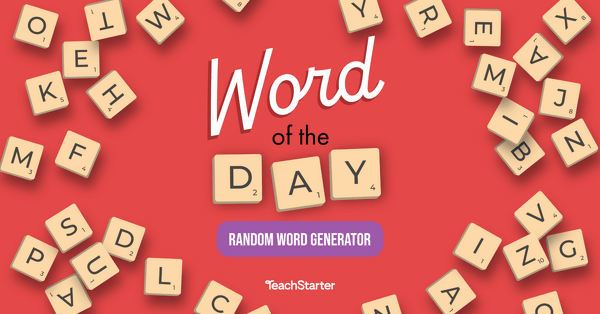 Go to Word of the Day - Random Word Generator widget