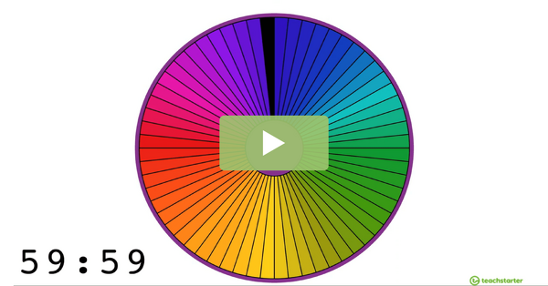 Go to One-Hour Coloured Disc Timer Video video