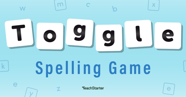 Go to Toggle Spelling Game widget