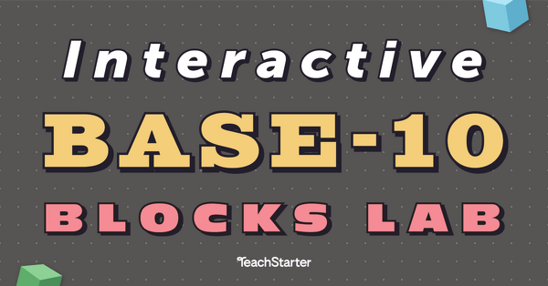 Go to Interactive Base-10 Blocks widget
