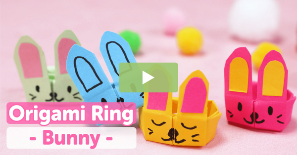 Image of How to Make an Origami Bunny Ring Video