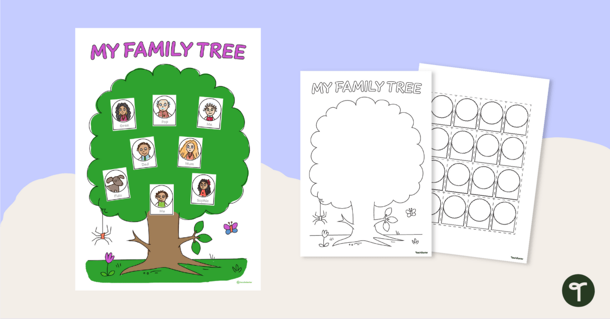 Build a Family Tree – Template teaching resource