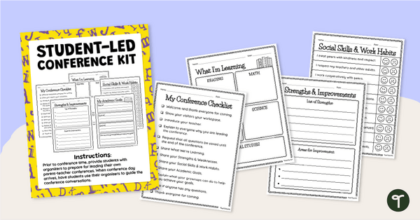 Go to Student-Led Conference Templates teaching resource