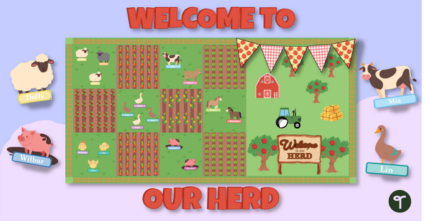Go to Welcome to Our Herd! Back to School Classroom Display teaching resource