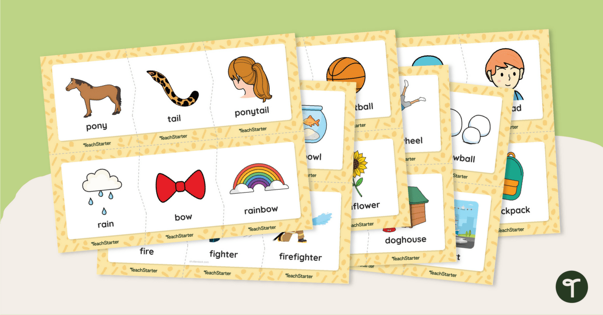 Building Compound Words - Puzzles teaching resource
