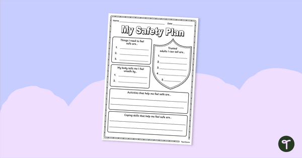 Go to My Safety Plan teaching resource