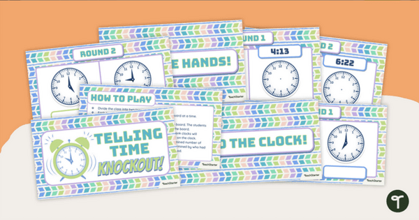 Go to Telling Time Knockout teaching resource