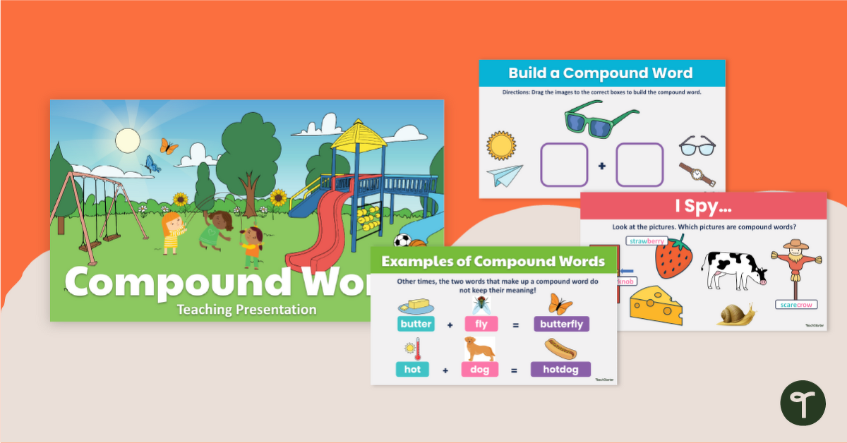 Compound Words Teaching Slides teaching resource