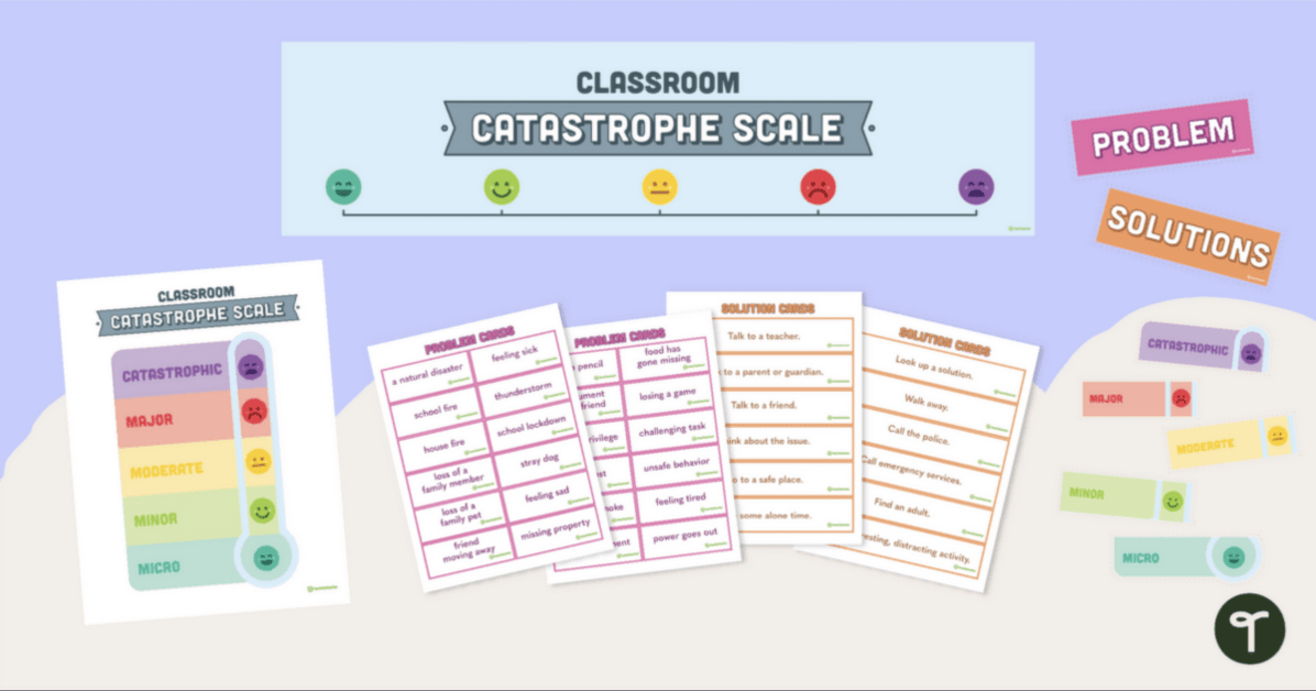 Classroom Catastrophe Scale – Display teaching resource