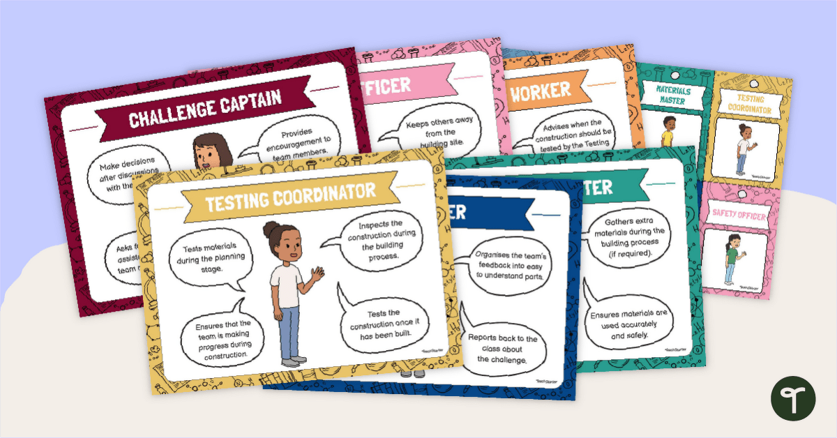 STEM Job Description Posters and Lanyards teaching resource
