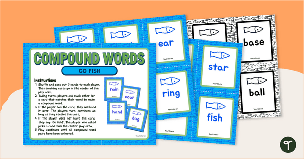 Go to Compound Words Go Fish Game teaching resource