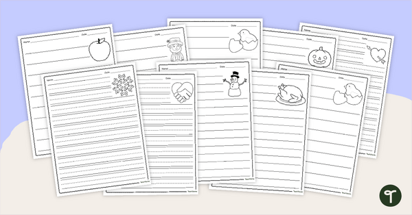 Go to Holidays & Seasons – Lined Writing Paper teaching resource