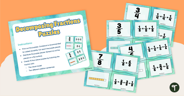 Go to Decomposing Fractions Puzzles teaching resource