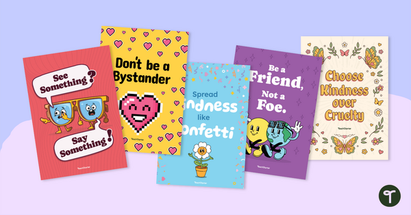 Go to Printable Anti-Bullying Posters teaching resource
