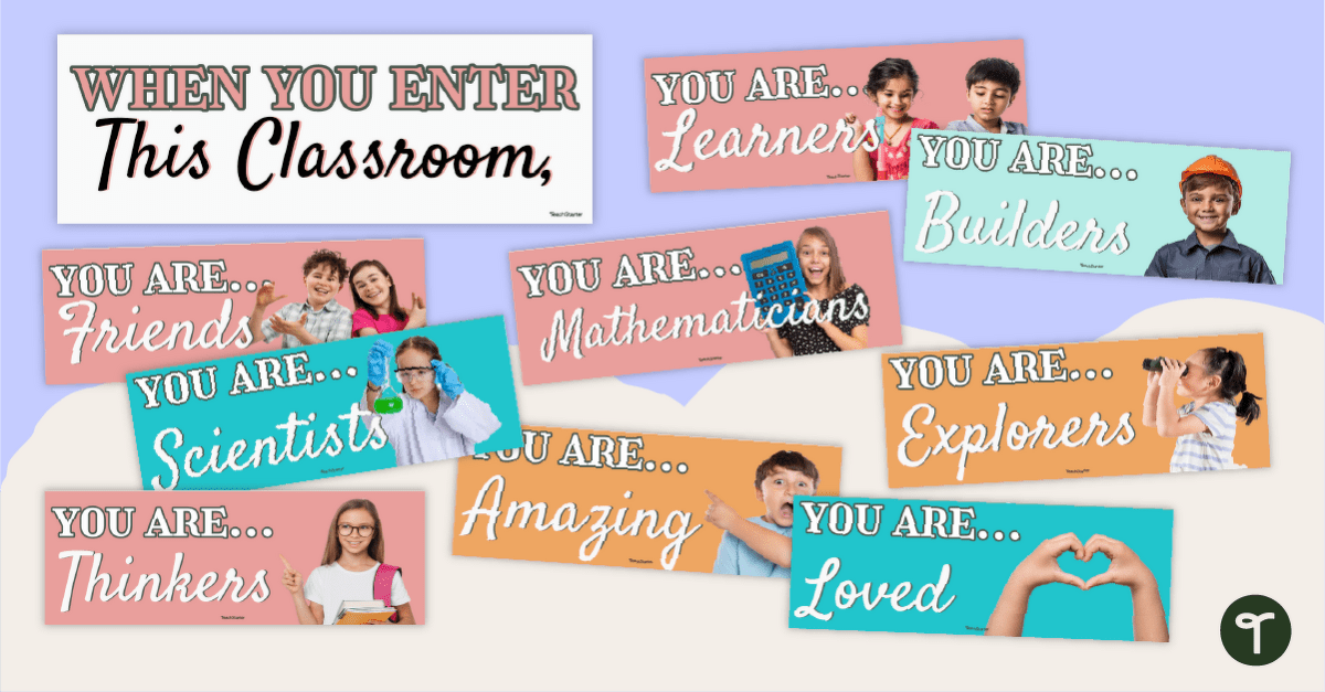 When You Enter This Classroom - Door Decor Display teaching resource