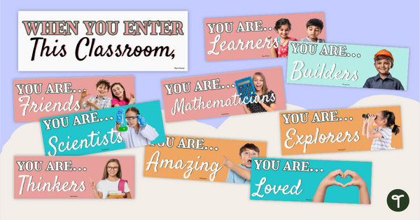 Go to When You Enter This Classroom - Door Decor Display teaching resource
