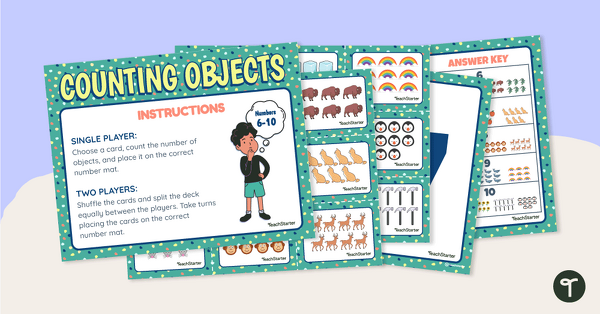 Image of Counting Objects Sorting Numbers 6-10