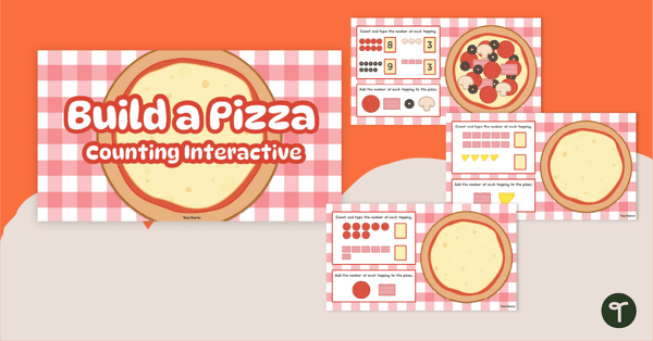 Go to Build a Pizza Counting Interactive Activity teaching resource