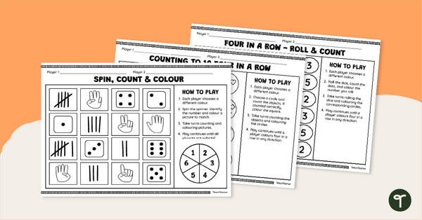 Go to Counting to 10 Partner Games teaching resource