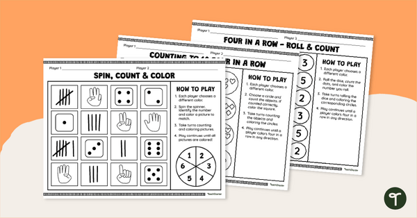 Go to Counting to 10 Partner Games teaching resource