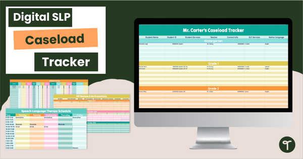 Go to Digital SLP Caseload Data Collection Sheets - Google Sheets teaching resource