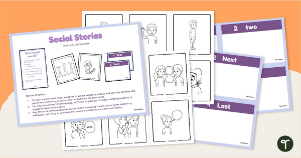 Go to Social Story Cards and Templates teaching resource