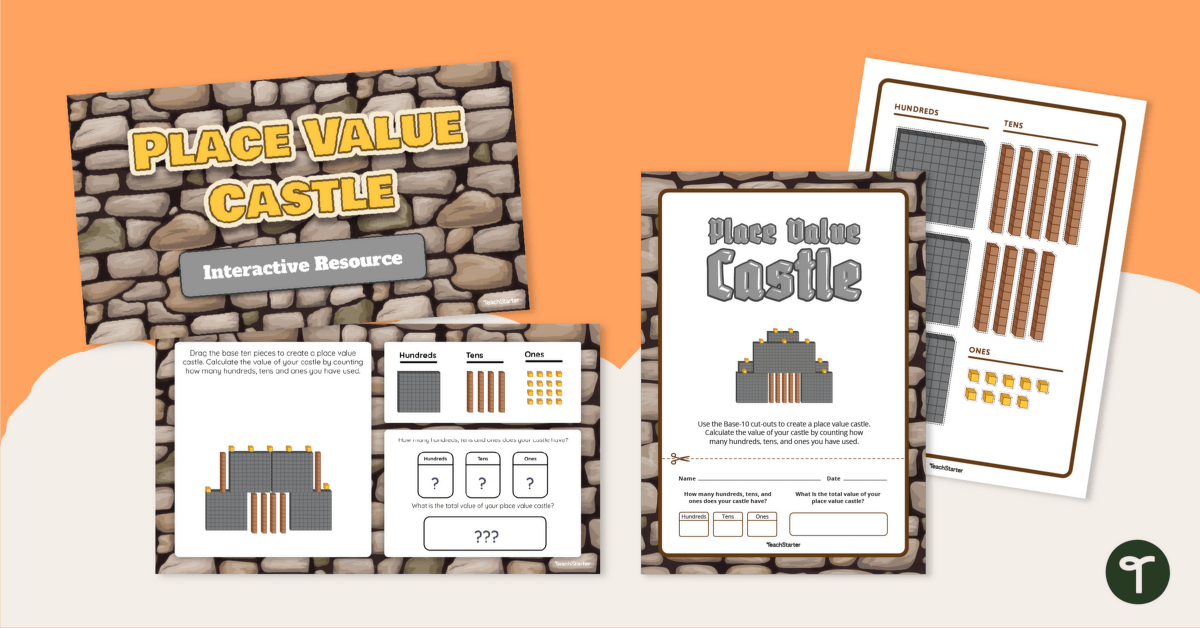 Place Value Castle Activity teaching resource