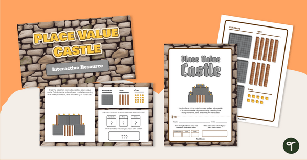 Go to Place Value Castle Activity teaching resource