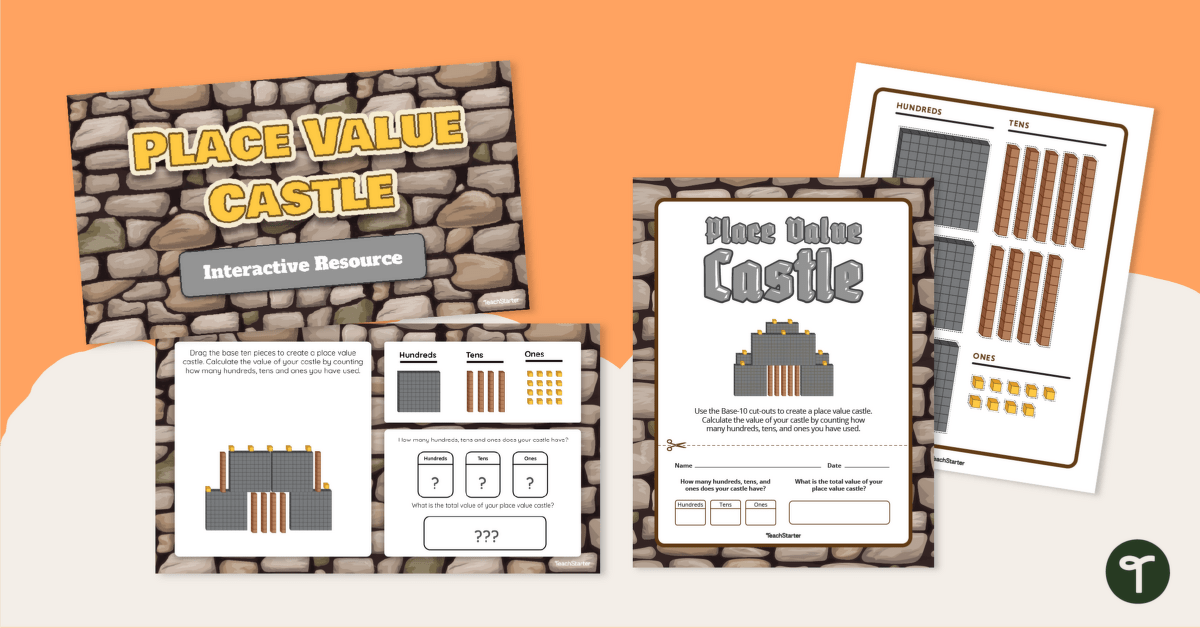 Place Value Castle Activity teaching resource