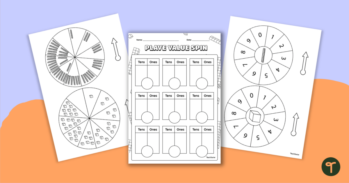 Place Value Spin Activity teaching resource