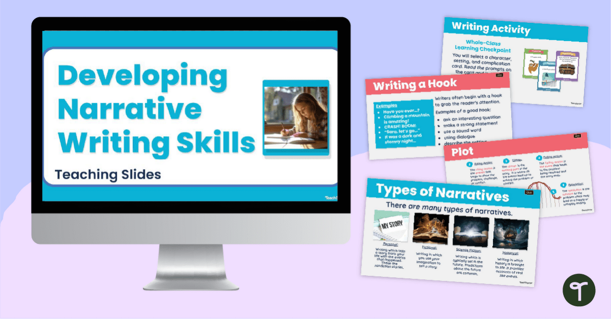 Developing Narrative Writing Skills - 3rd & 4th Grade teaching resource