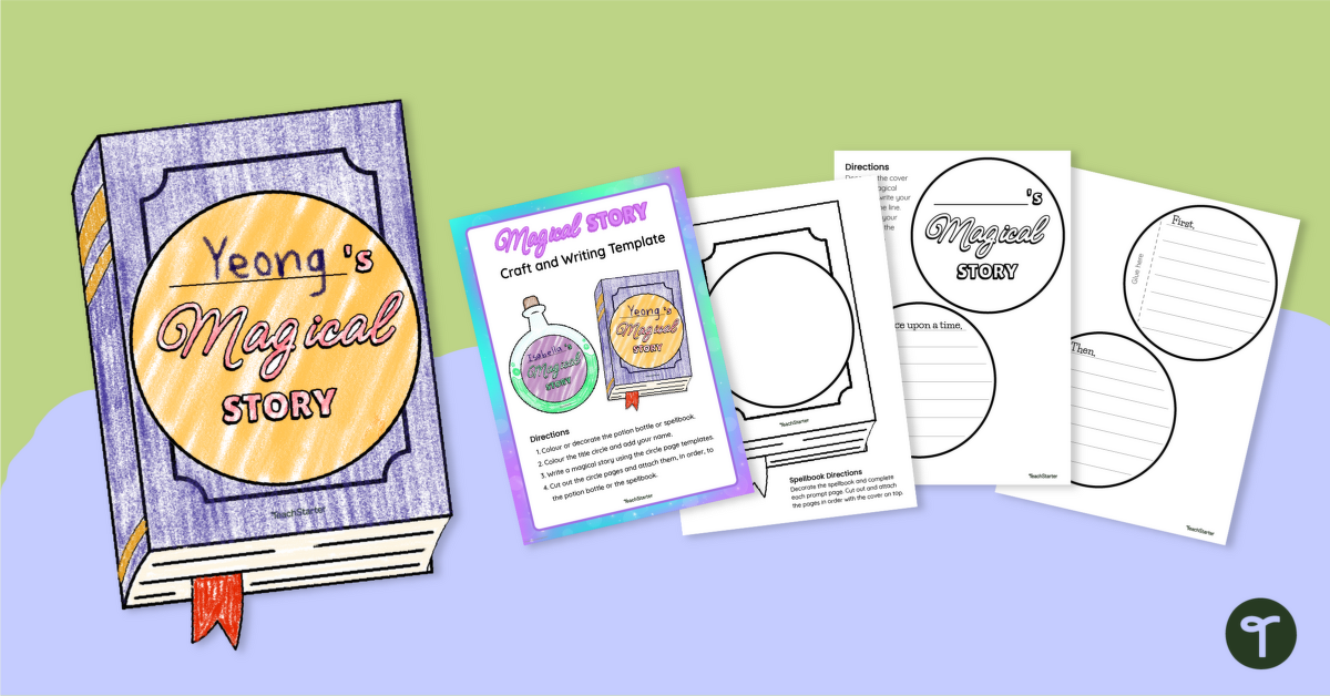 Magical Story Craft and Writing Template teaching-resource