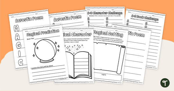 Go to Reading Is Magic! Worksheet Pack teaching resource