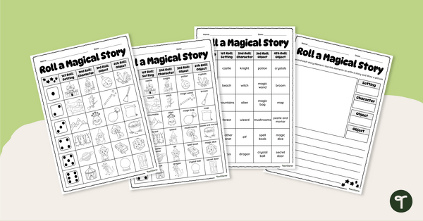 Go to Roll to Create a Magical Story – Dice Game teaching resource