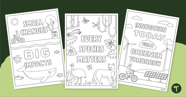 Go to Species Survival! Science Colouring Pages teaching resource