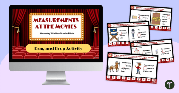 Go to Measuring at the Movies – Informal Units Interactive teaching resource
