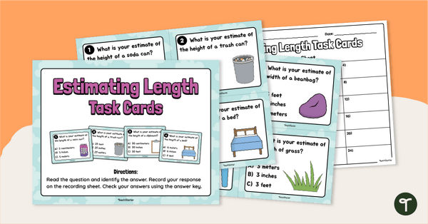 Go to Estimating Length Task Cards teaching resource