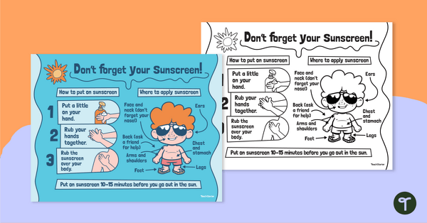 Go to How to Apply Sunscreen Poster teaching resource