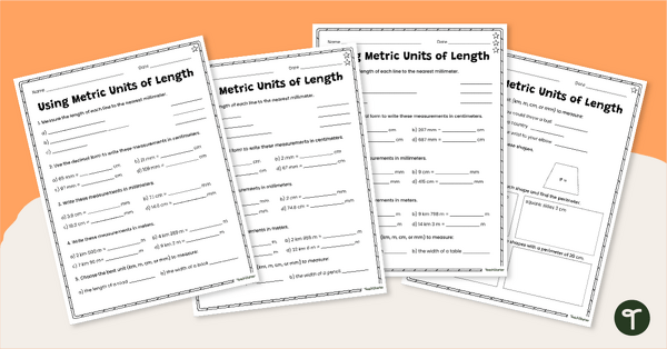 Go to Length Measurement & Conversion - Differentiated Worksheets teaching resource