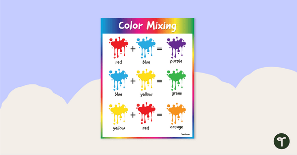 Go to Color Mixing Poster teaching resource