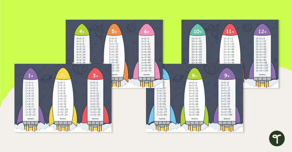 Go to Multiplication Fact Rockets teaching resource