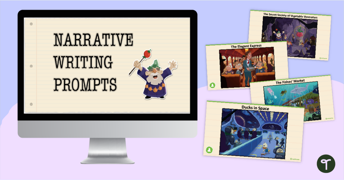 Narrative Writing Visual Prompts teaching resource