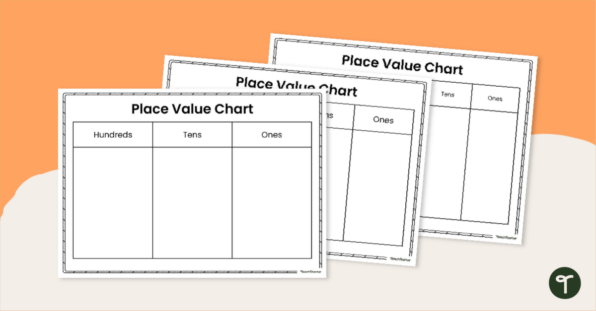 Place Value Charts teaching resource