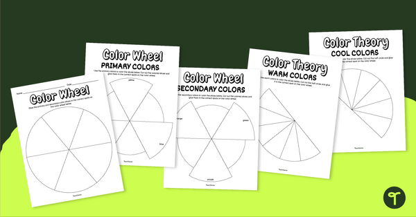 Go to Primary, Secondary, Warm, and Cool Color Worksheets teaching resource